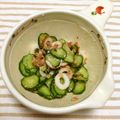 プリヲ's cooksnap of when they made きゅうりとちくわの梅胡麻風味あえ.