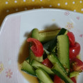 iceｰsand's cooksnap of when they made トマトときゅうりのさっぱり和え.