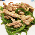 ざーりぽいてぃ's cooksnap of when they made 簡単ピーマンとせせりの塩炒め.