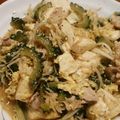 ほのちゃびん's cooksnap of when they made 簡単!!我が家の定番ゴーヤチャンプル～♬.