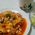 Aya303's cooksnap of when they made とろとろ卵が簡単に作れる！デミオムライス.