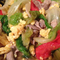 マ三村's cooksnap of when they made 豚肉とトマトとレタスの中華炒め.