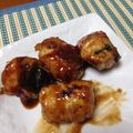 まいりとる's cooksnap of when they made ササミの海苔シソ梅チーズロール照り焼き.