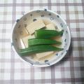 アタックひめちゃん's cooksnap of when they made 高野豆腐とオクラの煮浸し.