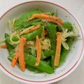 あっこ姉's cooksnap of when they made スナップえんどうの白みそ炒め（丸新本家）.