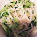 スヌーピーとゆうこ's cooksnap of when they made 簡単さっぱり♪もやしときゅうりのナムル.