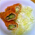 シマ☆ミ's cooksnap of when they made アスパラが美味しい♪肉巻きフライ★.