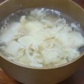 クックM96XDX☆'s cooksnap of when they made ニラ卵中華スープ.