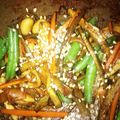 カニーヘン's cooksnap of when they made 簡単☆人参、ピーマン、玉ねぎの甘辛炒め.