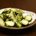 chi40's cooksnap of when they made きゅうりのごま油あえ.