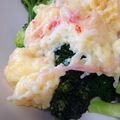 momonga222's cooksnap of when they made 簡単！ブロッコリーの蟹玉あんかけ♪”.