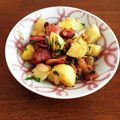 美羽凌's cooksnap of when they made 新じゃがのほくほくガーリック＆青じそ和え.