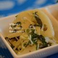 ruruchirin's cooksnap of when they made 蓮根の塩炒め〜大葉じゃこ.