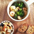 baby311's cooksnap of when they made 【極上】エビとブロッコリーのアヒージョ.