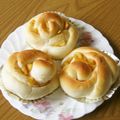 オキミン's cooksnap of when they made ＊キャラメルアップルシナモンロールパン＊.