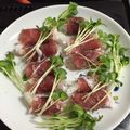 クックQS82WZ☆'s cooksnap of when they made 猿でも作れる☆簡単生ハムオニオンサラダ.