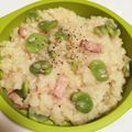 COCONA02's cooksnap of when they made 簡単！ほっこりおいしい空豆のリゾット.