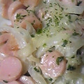 エマリア1226's cooksnap of when they made 残り物で！魚肉ソーセージのチーズ炒め.