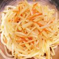料理は楽しいね〜65's cooksnap of when they made もやしとジャガのシャキサラダ♪カレー風味.
