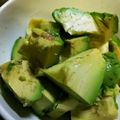 ユーロン's cooksnap of when they made 俺流のおつまみ！アボカドのわさび醤油和え.