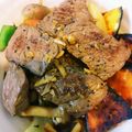 fandango7's cooksnap of when they made 夏野菜たっぷりビーフステーキ☆バルサミコ.