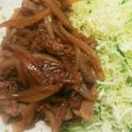 腹ペコもり's cooksnap of when they made 豚小間生姜焼き.