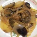まいまいーかたつむり's cooksnap of when they made ナスとジャガイモの味噌野菜炒め.