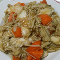 さやみm's cooksnap of when they made ささみとエノキのとろり煮.