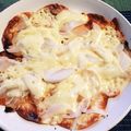Shin0619's cooksnap of when they made 餃子の皮♡フライパンで和風いかなごピザ♡.