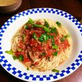 柚忍者's cooksnap of when they made 簡単美味しい★秘密の冷製パスタ.