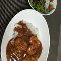 めい太＆ぽこ太's cooksnap of when they made トマト缶deえびカレー.