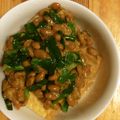 ちゃとP's cooksnap of when they made 糖質制限！厚揚げのニラ納豆がけ.