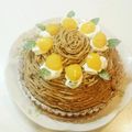 ヨダぽよ's cooksnap of when they made 渋皮煮で本格モンブラン♡.