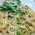 やよぴん's cooksnap of when they made 水菜のツナマヨクリームスパゲティ.
