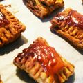 お都水's cooksnap of when they made 簡単☆チョコパイ♪市販のパイシートで♪.