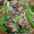 ひなちゃん2号's cooksnap of when they made 小松菜のさば缶炒め.