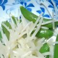 のぞきぱんだ's cooksnap of when they made もやしとスナップエンドウの炒め物.