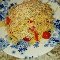 しんちゃん４０１'s cooksnap of when they made しらすと玉ねぎとミニトマトのパスタ.