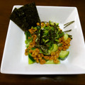 りこまこせいやのパパ's cooksnap of when they made 簡単！きゅうりと納豆のピリ辛あえ.
