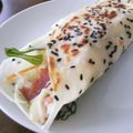 かなニャンコ's cooksnap of when they made 朝食にも♪もちっ簡単食べやすいブリトー風.