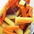 まめ's cooksnap of when they made 薩摩芋と人参塩炒め：冷凍お弁当野菜おかず.