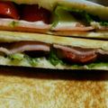 ma___111's cooksnap of when they made ハム＆レタス＆トマトで！HLTサンド.