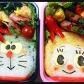 けいみこママ's cooksnap of when they made 幼稚園 お弁当 キャラ弁 ドラえもん♡.