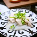 putimiko's cooksnap of when they made 新玉ねぎ＆ムネ肉　さっぱり♪レンジ蒸し.