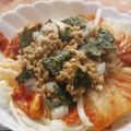 スタイリッシュママ's cooksnap of when they made 納豆キムチ　ぶっかけうどん.