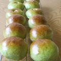 オキミン's cooksnap of when they made よもぎあんパン＆まめパン.