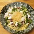 七氷♪'s cooksnap of when they made タコと夏野菜の和風冷製パスタ.