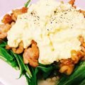ikechiso's cooksnap of when they made 豚こま肉でチキン南蛮風♫.