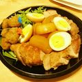 南おけいはん's cooksnap of when they made 大根と豚かたまり肉のこってりツヤ煮.