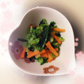 K0A9O0R8U♪'s cooksnap of when they made キャベツとほうれん草と人参の和えもの.